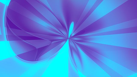 3d render loop animation of a colorful metallic wavy surface. Graphic pattern 4K