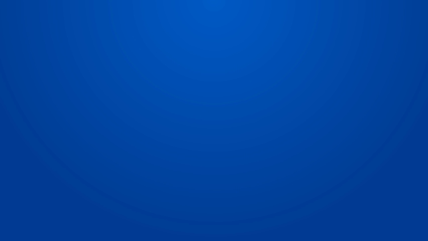 White line Lungs icon isolated on blue background. 4K Video motion graphic animation.