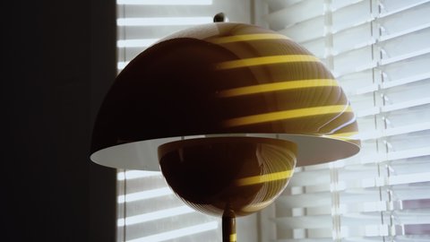 Danish Design Panton Flowerpot Yellow Lamp
shadows from blinders.