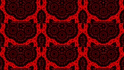 abstract animated colorful red kaleidoscope, glitch effect