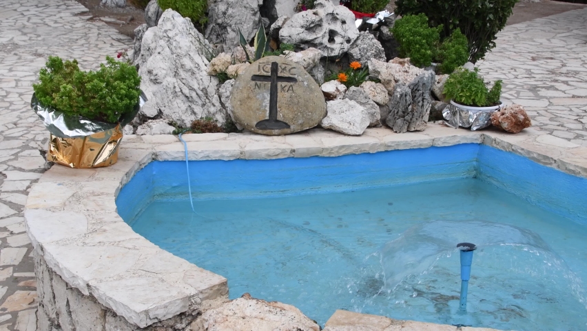 Mount Pantokrator in Corfu with radio antenna Kerkyra, Greece, Ionian Islands, Europe