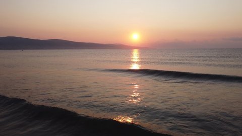 Nessebar golf Bulgaria, sunny beach sunrise at the black sea