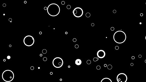 VJ Black and White Simple Procedural black Background 3d render loop