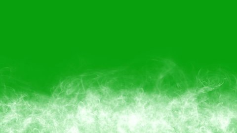 Fog on the ground green screen motion graphics