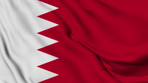 Flag of Bahrain. High quality 4K resolution