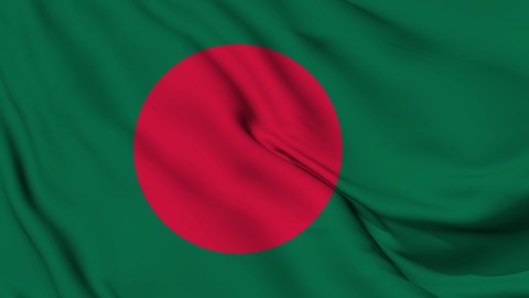 Flag of Bangladesh. High quality 4K resolution