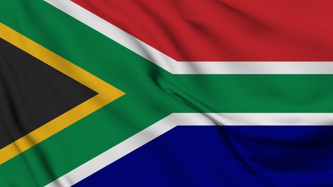 Flag of South Africa. High quality 4K resolution