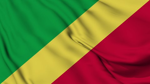 Flag of Congo. High quality 4K resolution
