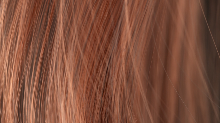 Super Slow Motion Shot of Waving Brown Hair at 1000 fps. | Shutterstock HD Video #1086376319