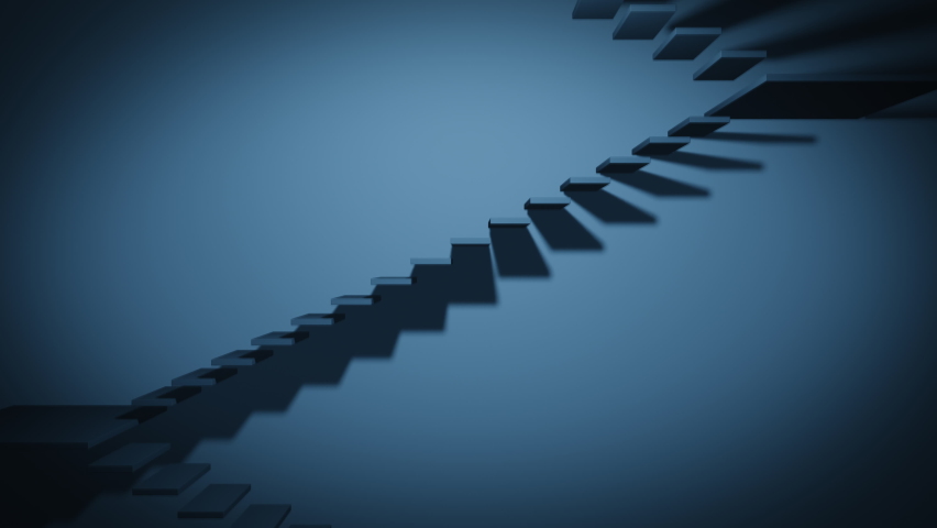 The climbing the stairs in the minimal simple space.
3DCG Abstract background loop motion. Royalty-Free Stock Footage #1086385508