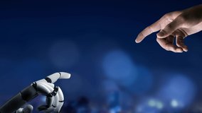 3D rendering artificial intelligence AI research of robot and cyborg development for future of people living. Digital data mining and machine learning technology design for computer brain. - Powered by Shutterstock - Get 15% off with code: PIKWIZARD15