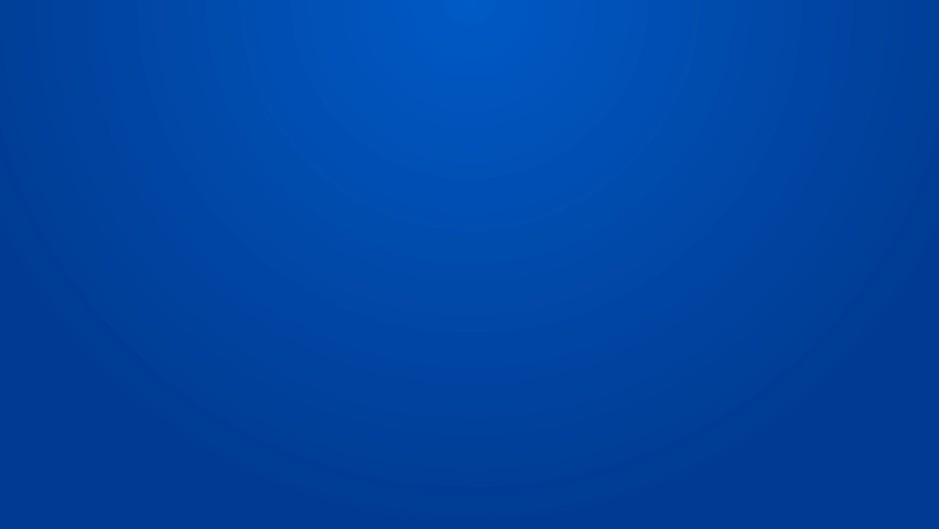 White line Pearl necklace icon isolated on blue background. 4K Video motion graphic animation.