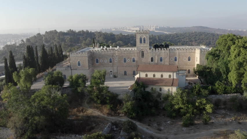 Beit Jimal monastery, close up, Beit shemesh, Israel
Drone view from israel 2022
