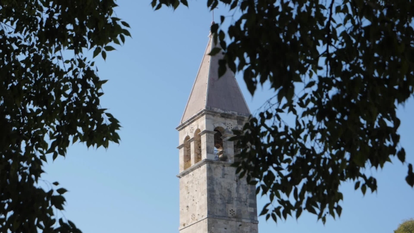 Split Holy Arnir tower to Gregory of Nin statue.