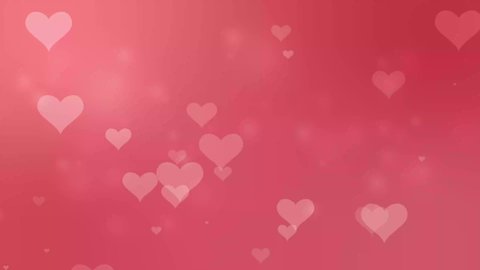 Valentine's day Pink Red Animation. Festive of bokeh, sparkles, hearts for Valentine's day, Valentines day, Wedding anniversary 