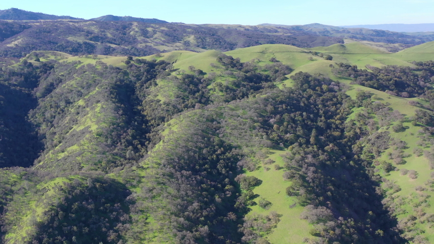 Green grass and oak trees cover the rolling hills and valleys of the Tri-valley area of Northern California, just east of San Francisco Bay. This beautiful region is known for its many vineyards.