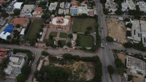 karachi pakistan 2018, 4k drone footage of karachi cityscape, landmarks of karachi, mohatta palace clifton karachi