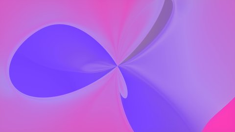 Motion in tunnel with a neon colored metallic surface 3d render loop animation