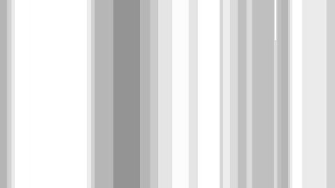 Vertical lines in various shades of gray animate across the screen with a blue bar segregating an area that represents television editing screens.