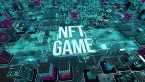 NFT Game with digital technology hitech concept - Powered by Shutterstock - Get 15% off with code: PIKWIZARD15