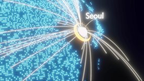 Business network connection and transportations from south Korea to Global, 3D rendering - Powered by Shutterstock - Get 15% off with code: PIKWIZARD15