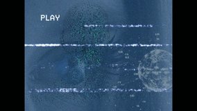 Animation of eye of caucasian woman and interference over digital human and globe. global business, finances, connections and digital interface concept digitally generated video. - Powered by Shutterstock - Get 15% off with code: PIKWIZARD15