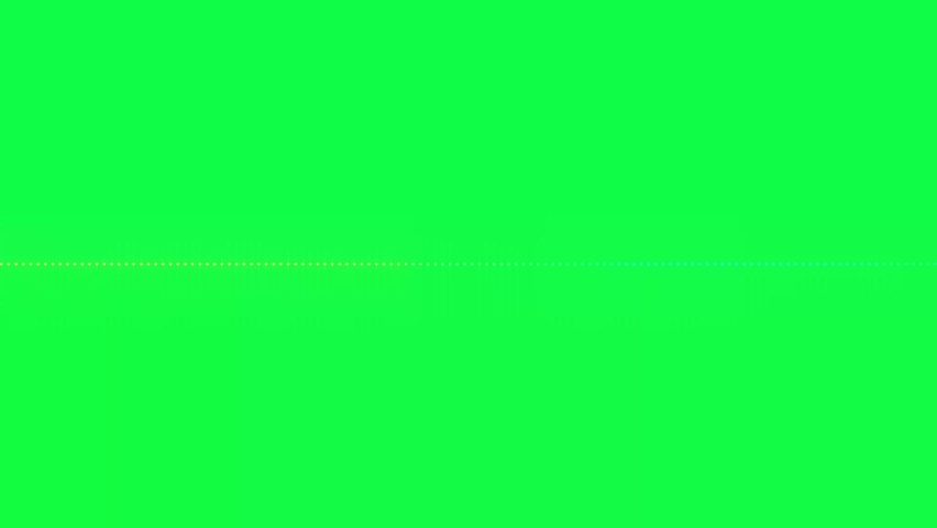  Colorful audio spectrum sound wave effect, looping  animation on chroma key green screen background.Audio technology concept. Royalty-Free Stock Footage #1086729884