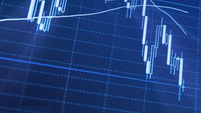 Financial data analysis graph - cryptocurrency, forex or stock chart background (time lapse) - Powered by Shutterstock - Get 15% off with code: PIKWIZARD15