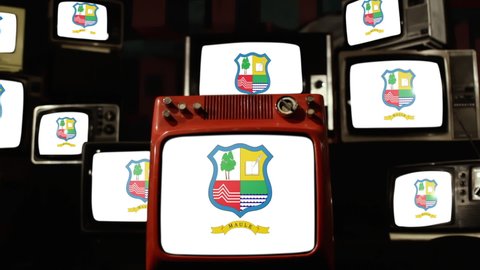 Flag of Maule Region, Chile, and Vintage Televisions.