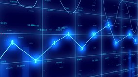 4K financial stock chart,Business tech digital Data trend hud Graph,Stock Market,Changing Economic node line. - Powered by Shutterstock - Get 15% off with code: PIKWIZARD15