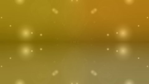 An abstract golden kaleidoscope pattern motion graphic background. 