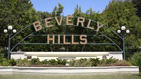 Beverly Hills Sign Los Angeles California USA