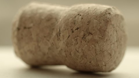 Champagne Cork On Own Elegant Background Stock Footage Video (100%