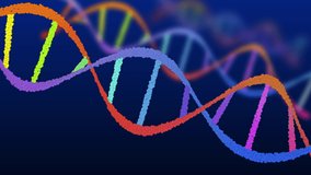 Colourful DNA Composition Animation Seamless Loops on Black Background and Green Scree - Powered by Shutterstock - Get 15% off with code: PIKWIZARD15