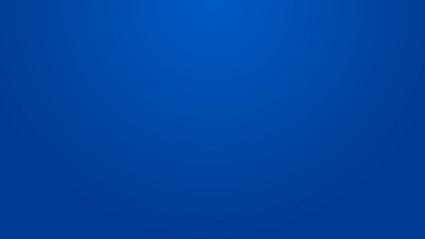 White line Heart with clover trefoil leaf icon isolated on blue background. Happy Saint Patricks day. National Irish holiday. 4K Video motion graphic animation.