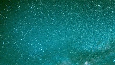 Star Time Lapse, Milky Way Galaxy Moving Across the Night Sky, Perseid Meteor Shower , Monument Valley. Starry night skies with dark evening clear night day. Full HD, 1920x1080p.