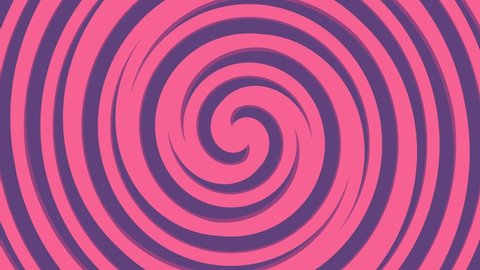 twist spiral shape circles colourful animation background. rotation motion graphic video for background use