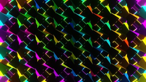 Abstract neon background. VJ Loop Animation
