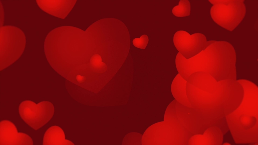 lovely hearts animated romance , romantic backdrop happy valentines day animation design , Red hearts movement backdrop  Royalty-Free Stock Footage #1086947081