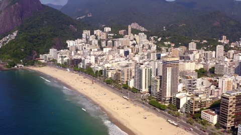 Rio de Janeiro city, Brazil.
December 2021
Aerial view of the Rio de Janeiro, Leblon district.