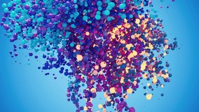 Colorful Bubbles in the Water 4K , Motion Graphics , Animated Backgrounds Video 
