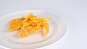 Dried fruit mango, video clip