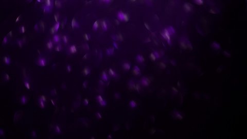 Abstract violet softly sparkling particles of light, futuristic dreamy shimmering background. Transitions for trending projects. 