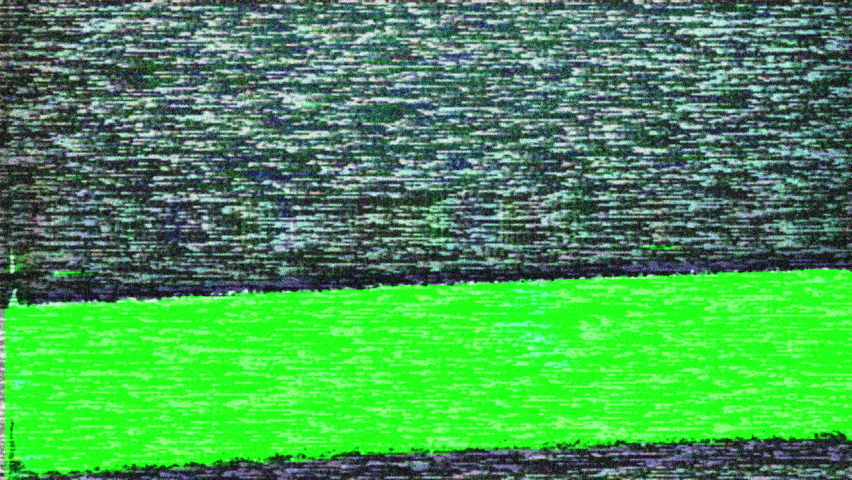 TV noise distortion effect. Dynamic VHS texture. Bad television signal. Screen damage. Analog static flickering. 80s, 90s retro style VFX transition with alpha mask, green channel for video composing | Shutterstock HD Video #1087061702