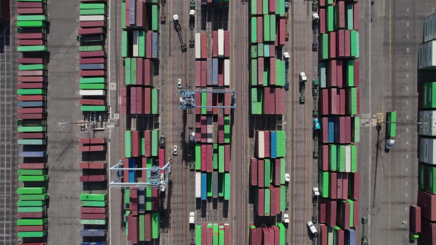 Long Beach Port in Los Angeles California