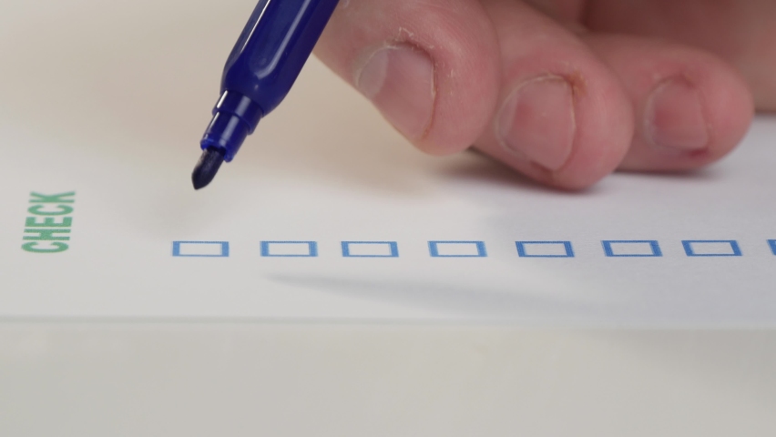 The check off. The check off
