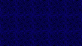 Kaleidoscopic blue plexus pattern HD video background