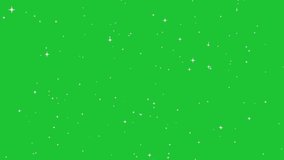 Glowing stars sparkle on green screen background. 4K Chroma key animation. - Powered by Shutterstock - Get 15% off with code: PIKWIZARD15