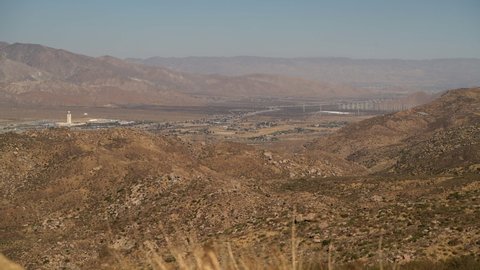 October 4, 2021 Banning California Panorama with Part of Coachella Valley, USA
