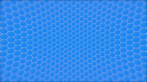 Computer generated random white, blinking, distorted squares flashing on blue background for use as a desktop screen saver, text overlay, or design element.